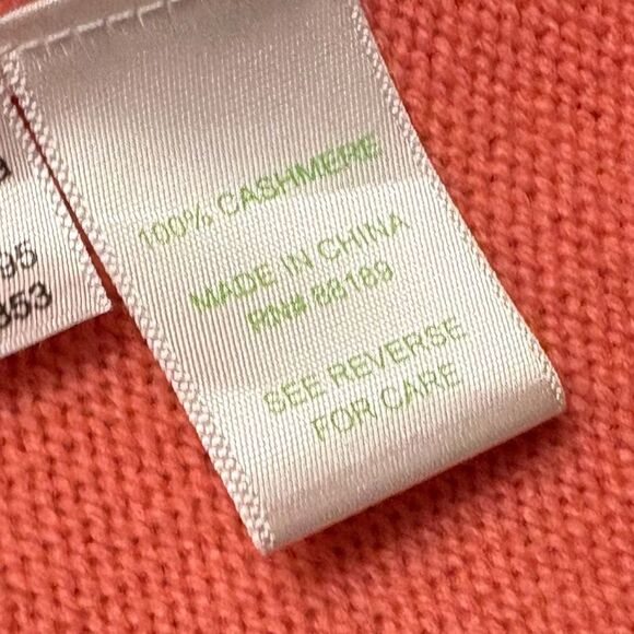 Lilly Pulitzer 100% Cashmere Cardigan Cacoon Wrap Pink Size Large - Picture 6 of 6